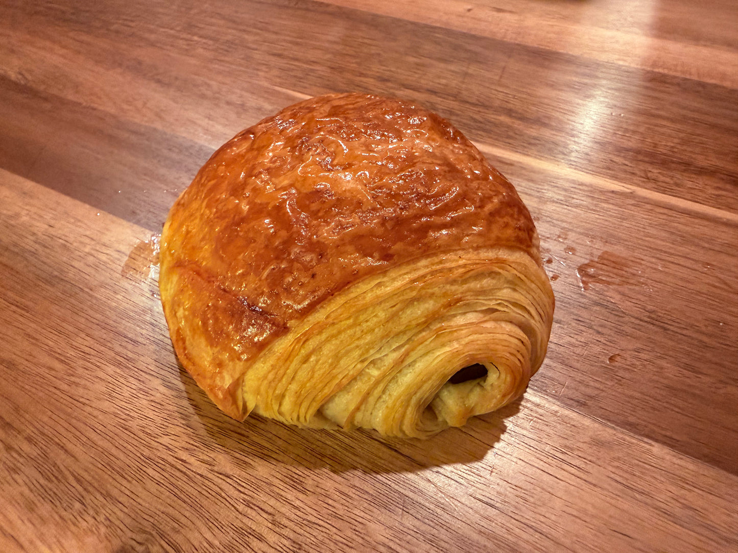 Chocolate Croissant (Pain au Chocolat Feuilleté)